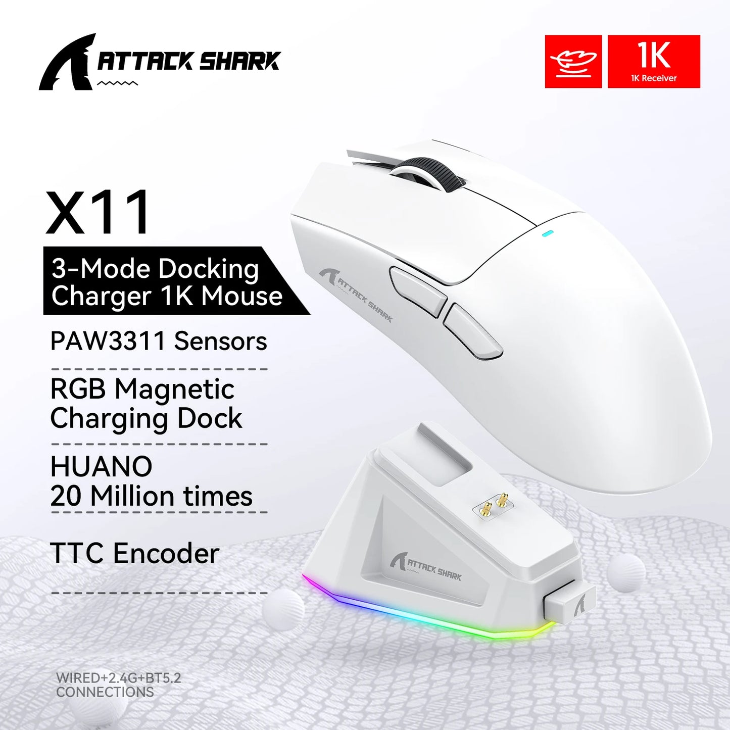 X11 RGB Wireless Gaming Mouse