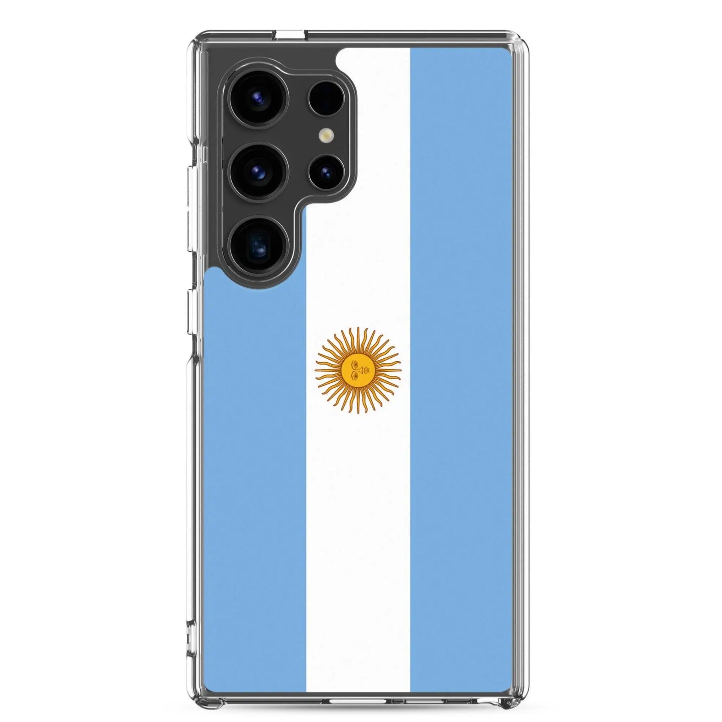Coque Souple Antichoc pour Samsung avec Drapeau de l'Argentine
