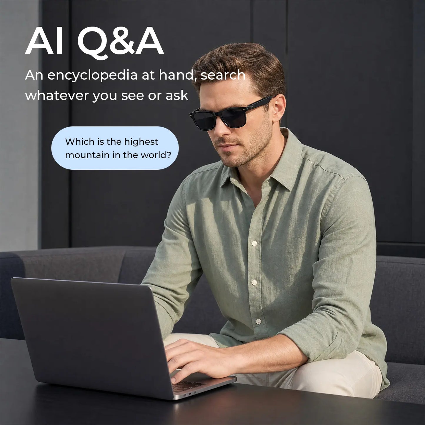 800W HD Smart Sport Glasses with AI Capabilities, Photo/Video Recording, Remote Shutter Control, Voice Assistant, Object Recognition, Bluetooth Connectivity for Music and Calls, Multilingual Translation, Lightweight Design, Meta Glasses