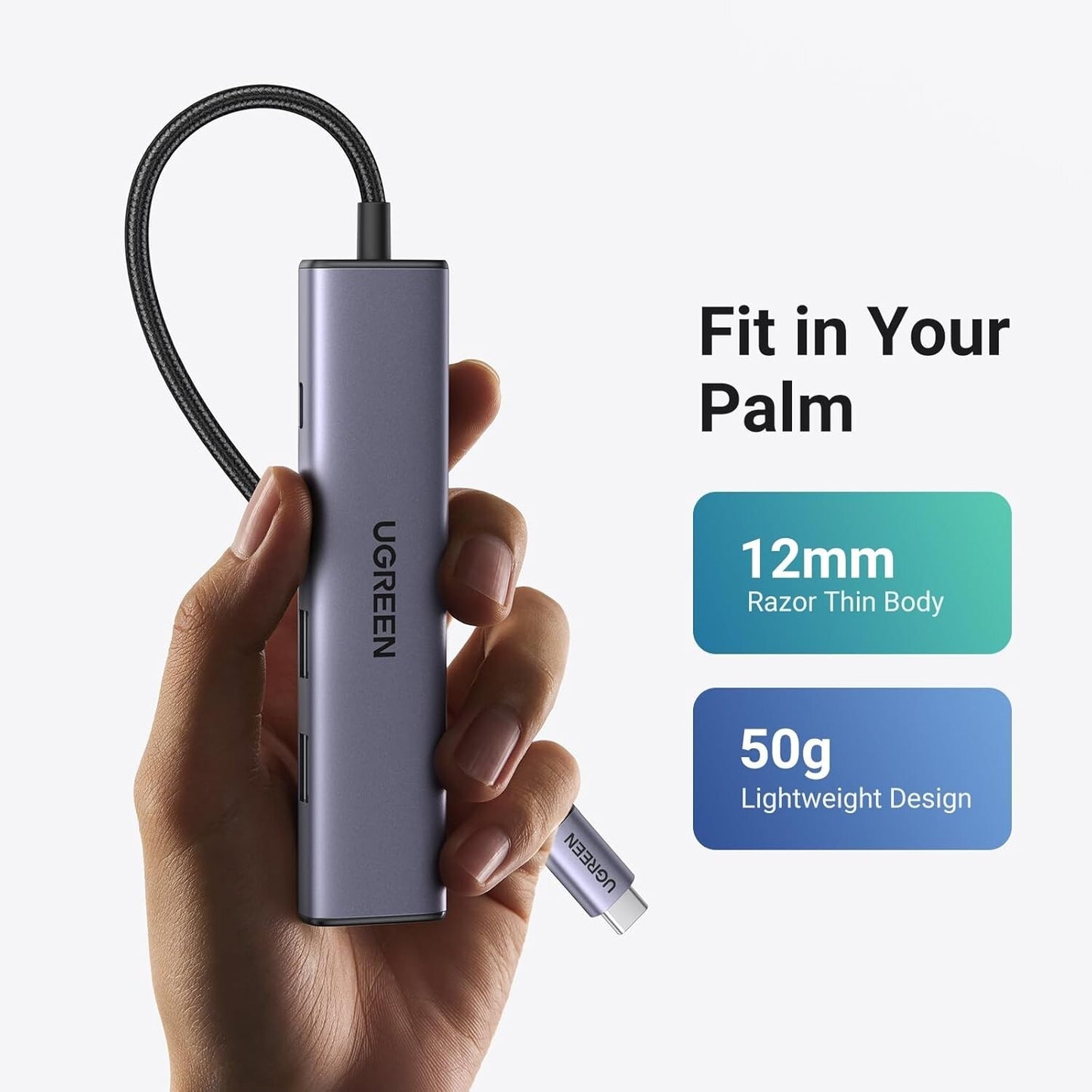 UGREEN Revodok 105 USB C Hub 5 in 1 Multiport Adapter 4K HDMI, 100W Power Au