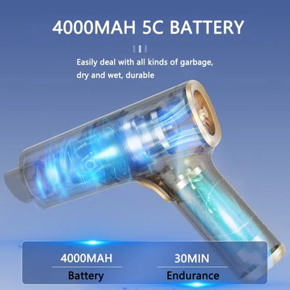 Mini High‑Power Wireless Car Vacuum