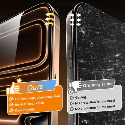 2 X Screen Protector Tempered Glass Iphone 17 Air 16E 15 Pro Max 14 13 12 11 XR