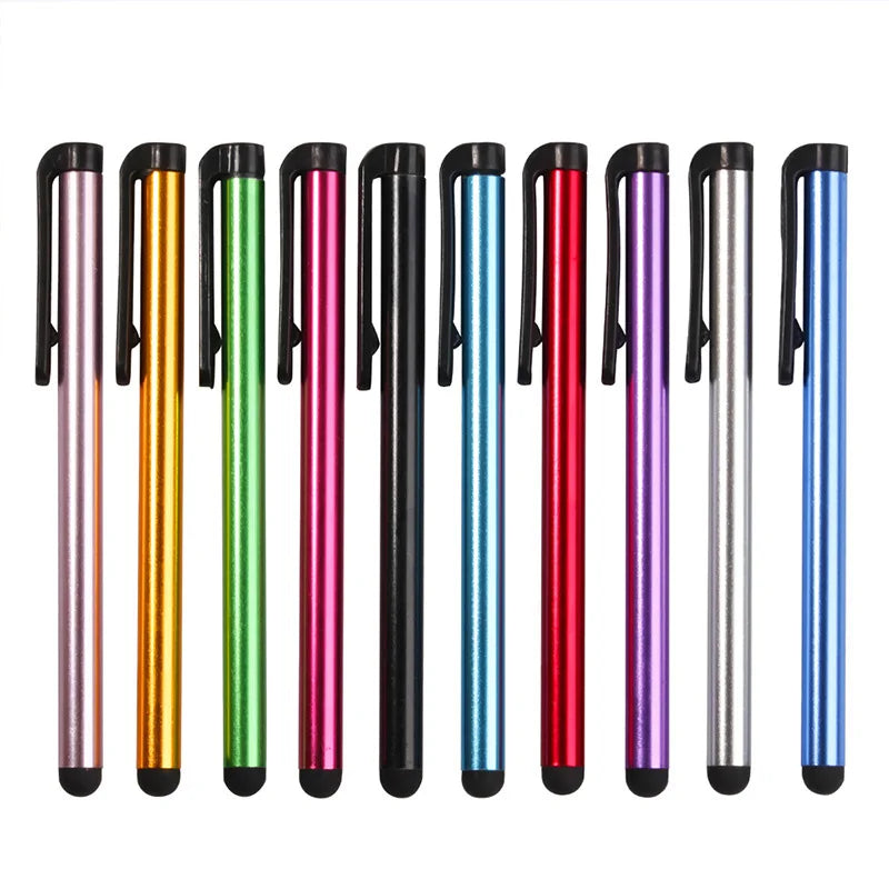 10Pcs  Capacitive Stylus Tablet Screen Touch Pen for Iphone Pad Android Mobile Phone Rubber Tip Stylus
