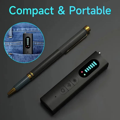 Hidden Camera Detector Anti-Spy Car GPS Tracker Listening Device Bug RF Wireless All Signal Scanner Gadget Security Protection
