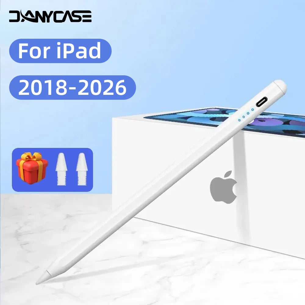 Pencil 2 Palm Rejection Power Display Ipad Accessories Ipad 2026 2025 2024 2019 2018 Pro 11 12.9 Air Mini Stylus Pen