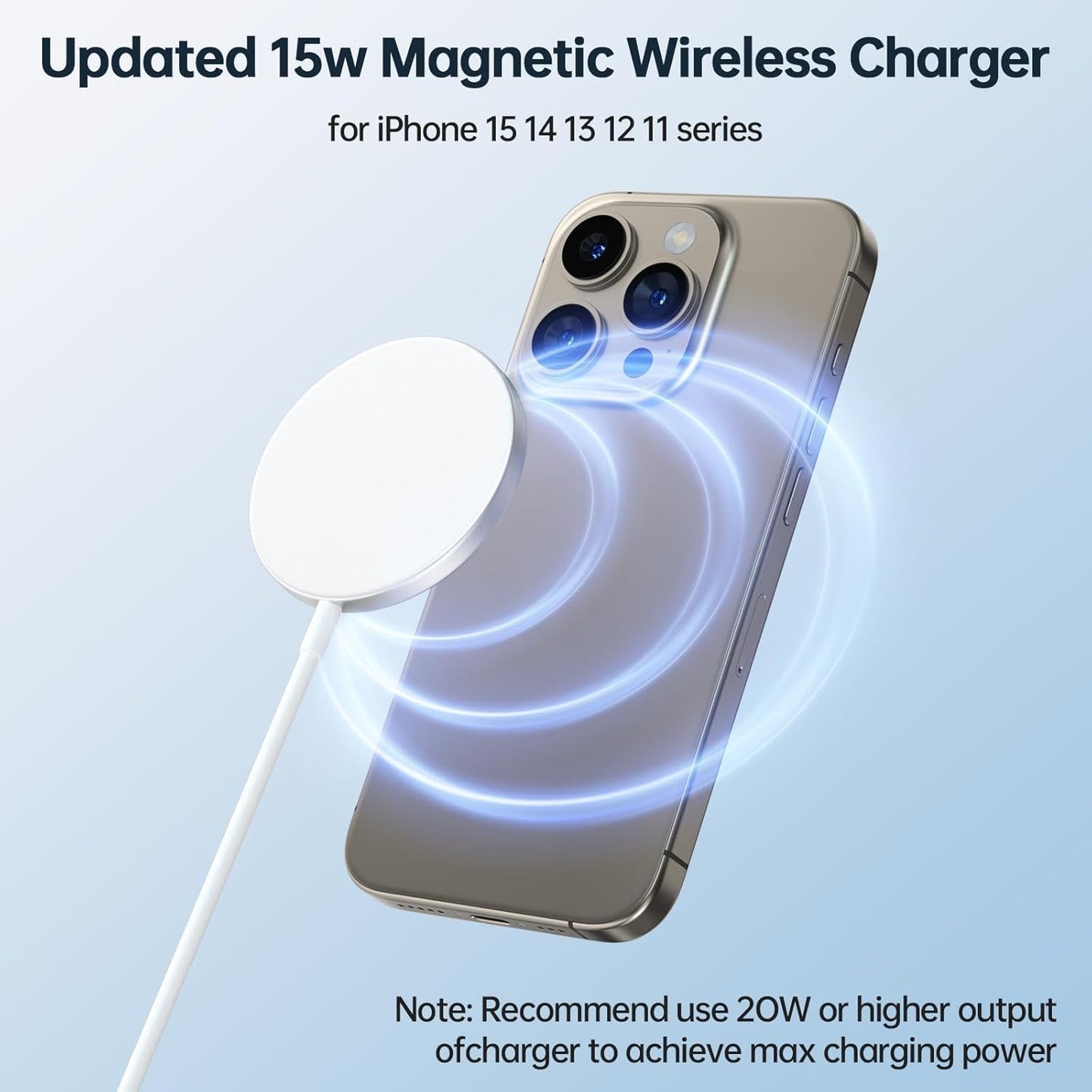 Wireless Charging Pad, HF 15W Fast Wireless Charger Station Compatible Phone 14 13 12 11 Pro Max, S23 Ultra S22 S21 FE S20 S10, 7A 7 Pro 6 5 4 3 XL (Black-1 Pack)