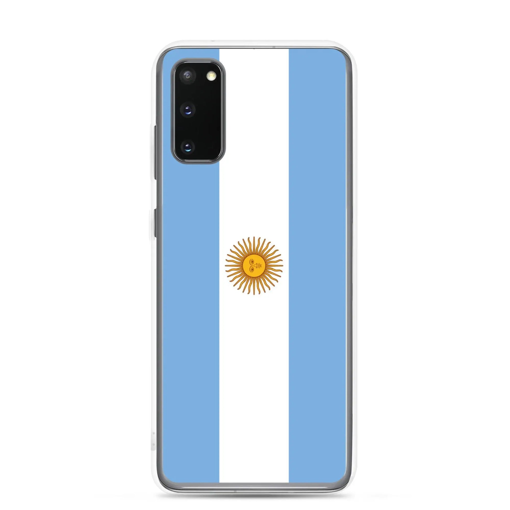 Coque Souple Antichoc pour Samsung avec Drapeau de l'Argentine
