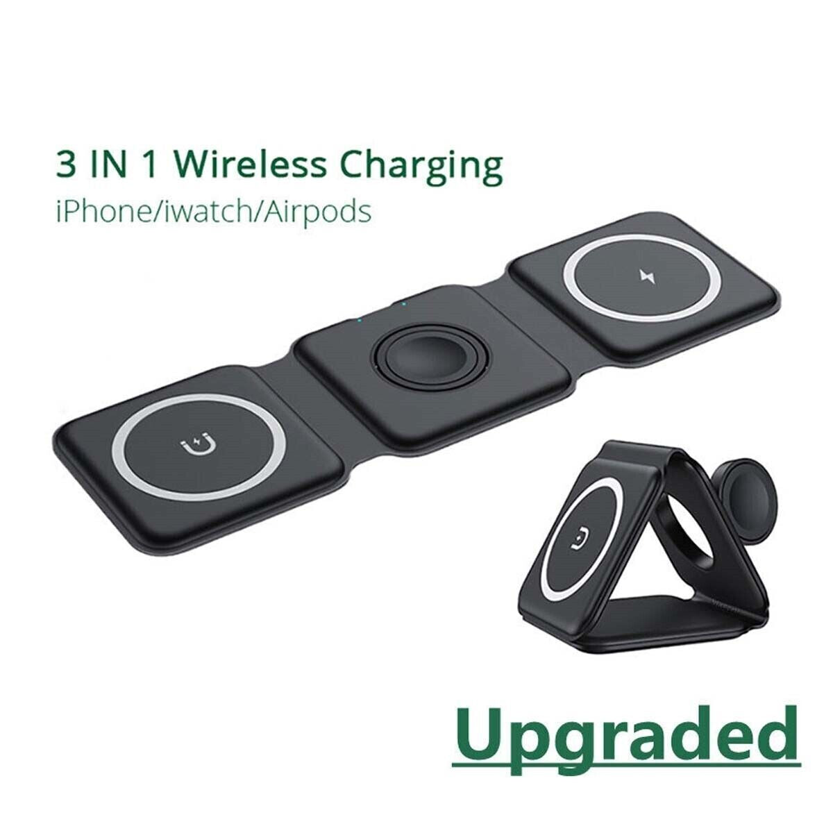 15W Fast Wireless Charging Stand for Samsung, iPhone, and LG Devices