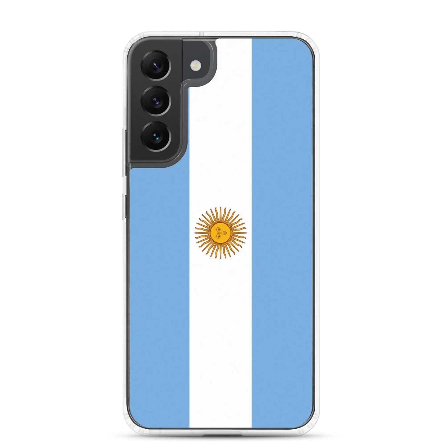 Coque Souple Antichoc pour Samsung avec Drapeau de l'Argentine
