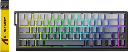 ATTACK SHARK X68 HE Rapid Trigger Mechanical Keyboard Magnetic Switch 60% Wired