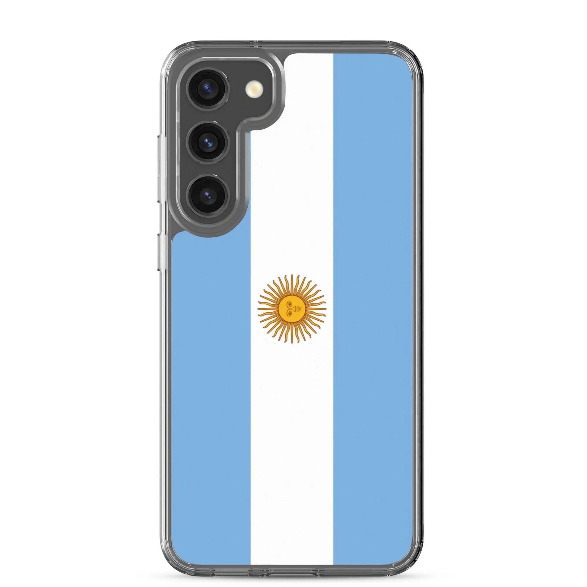 Coque Souple Antichoc pour Samsung avec Drapeau de l'Argentine