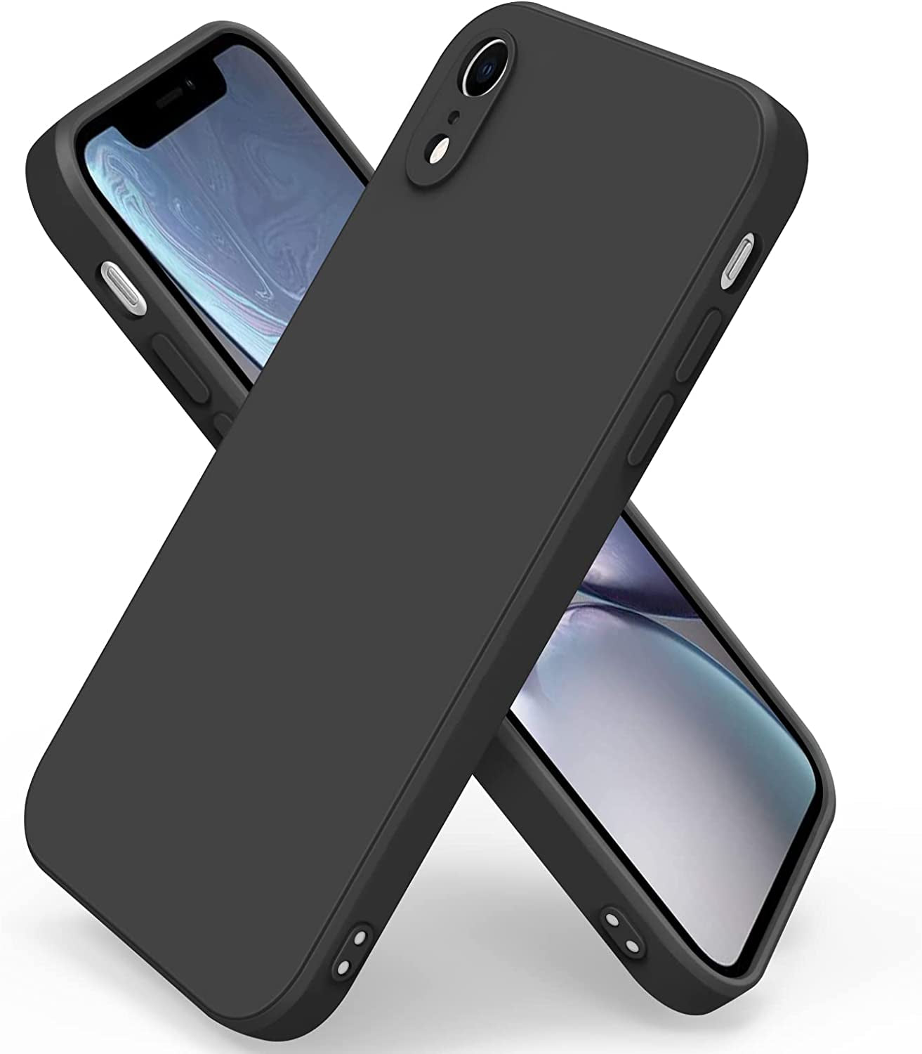 Silicone Case for Iphone XR Case, Premium Soft Liquid Silicone Rubber Full-Body Protective Shockproof Back Case Cover for Iphone XR 6.1 Inch