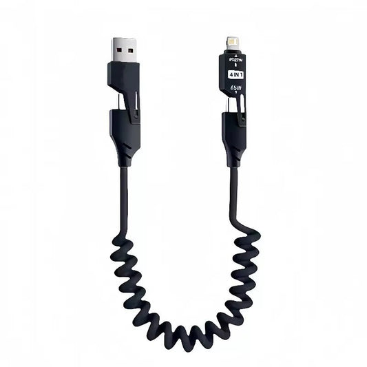 4 in 1 USB-C Charging Cable PD 65W USB a /Type C to Type C for Iphone Samsung