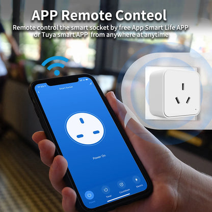 Tuya Smart Socket Power Strips Supplier Wifi Multi-Function Intelligent Outlet AU Plug Wireless Remote Timing Support Aleax