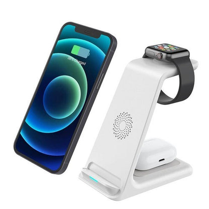 15W Fast Wireless Charging Stand for Samsung, iPhone, and LG Devices