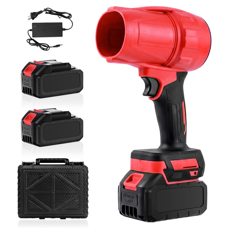 500000 RPM Electric Leaf Blower Cordless Turbo Jet Blower W/ 2 Lithium Battery