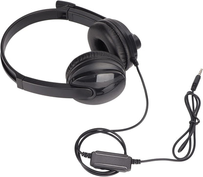 Gaming Headset, over Ear Headphones with Noise Canceling Mic, Stereo Bass Sound, Soft Memory Foam, Foldable for PC, Nintendo Switch
