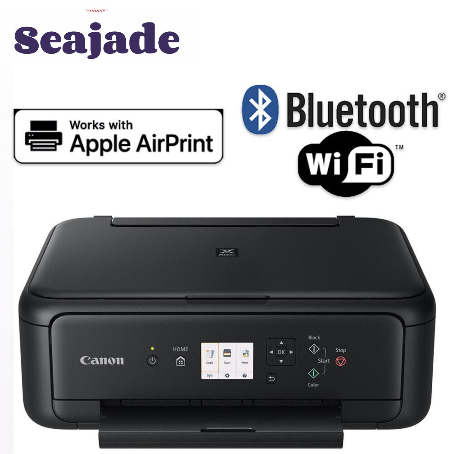 Canon PIXMA Wireless All-In-One Inkjet Printer with Scanner and Bluetooth Connectivity for Home Use
