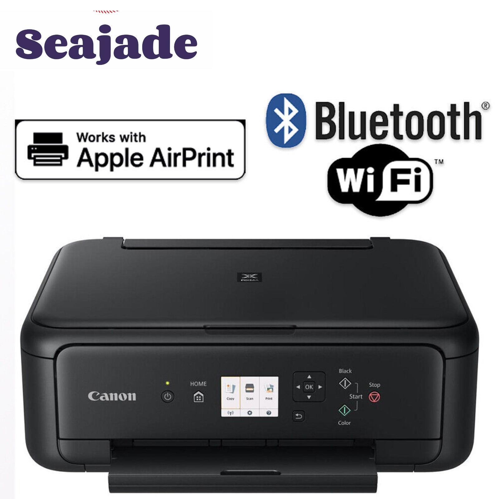 Canon PIXMA Wireless All-In-One Inkjet Printer with Scanner and Bluetooth Connectivity for Home Use