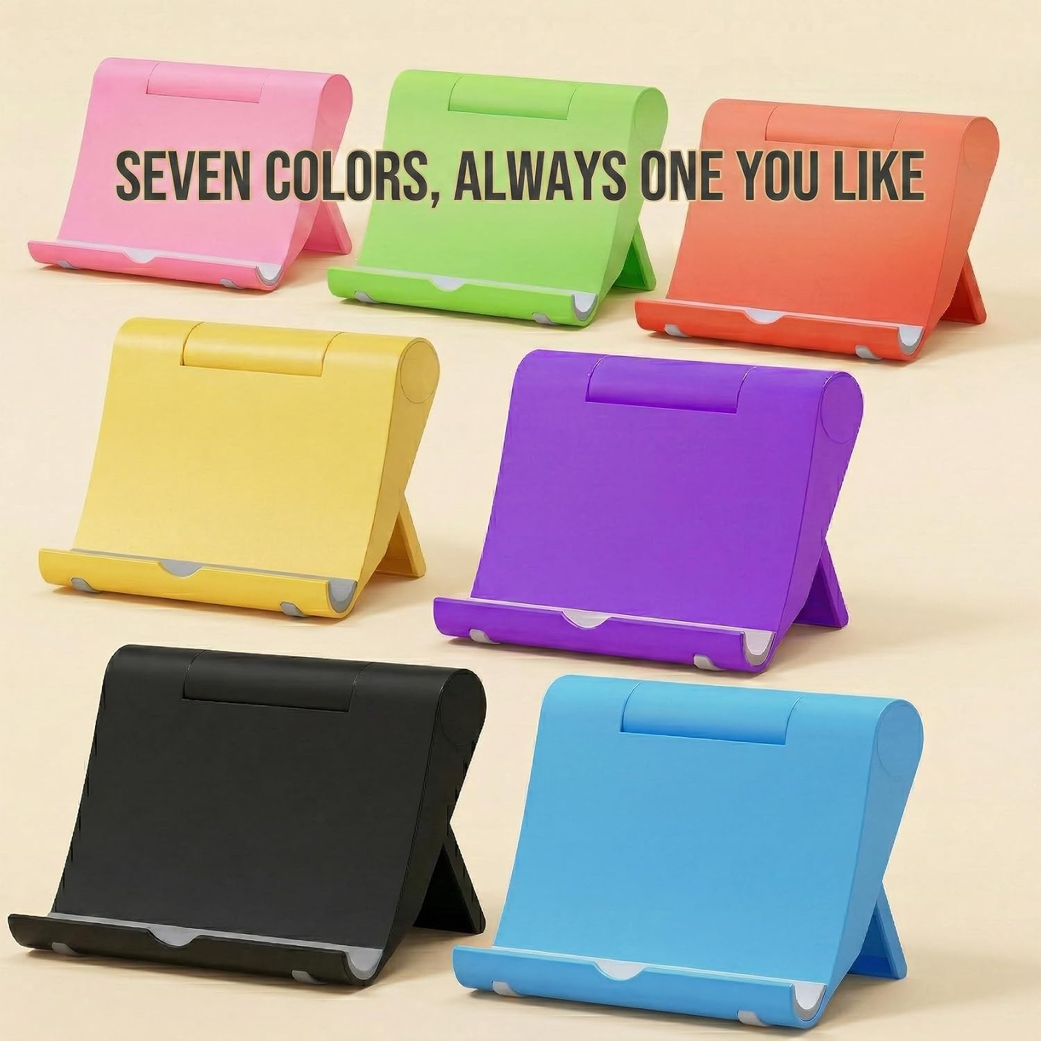 Adjustable Portable Tablet Stand Holder - Perfect for Your Office and Travel Needs (Black)