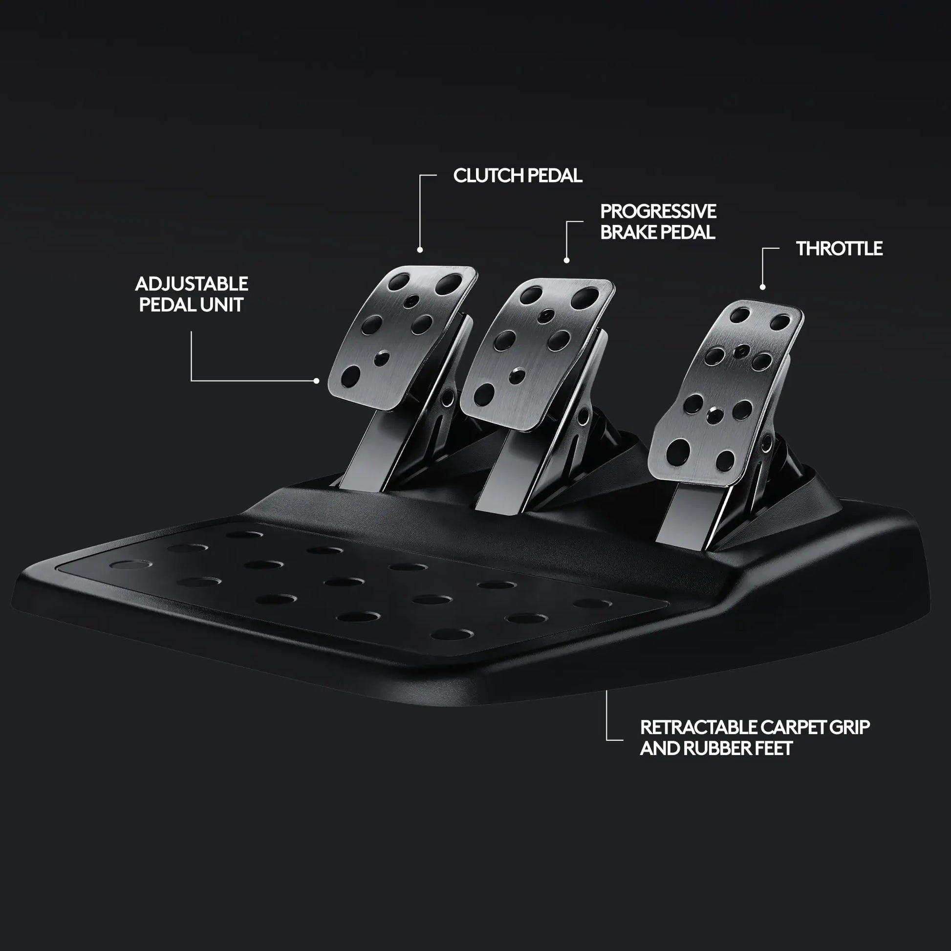 Logitech G29 Driving Force Racing Wheel with Pedals - Advanced Force Feedback, Stainless Steel Paddle Shifters, Leather Grip, USB Connectivity for PS5, PS4, PC, and Mac - Black