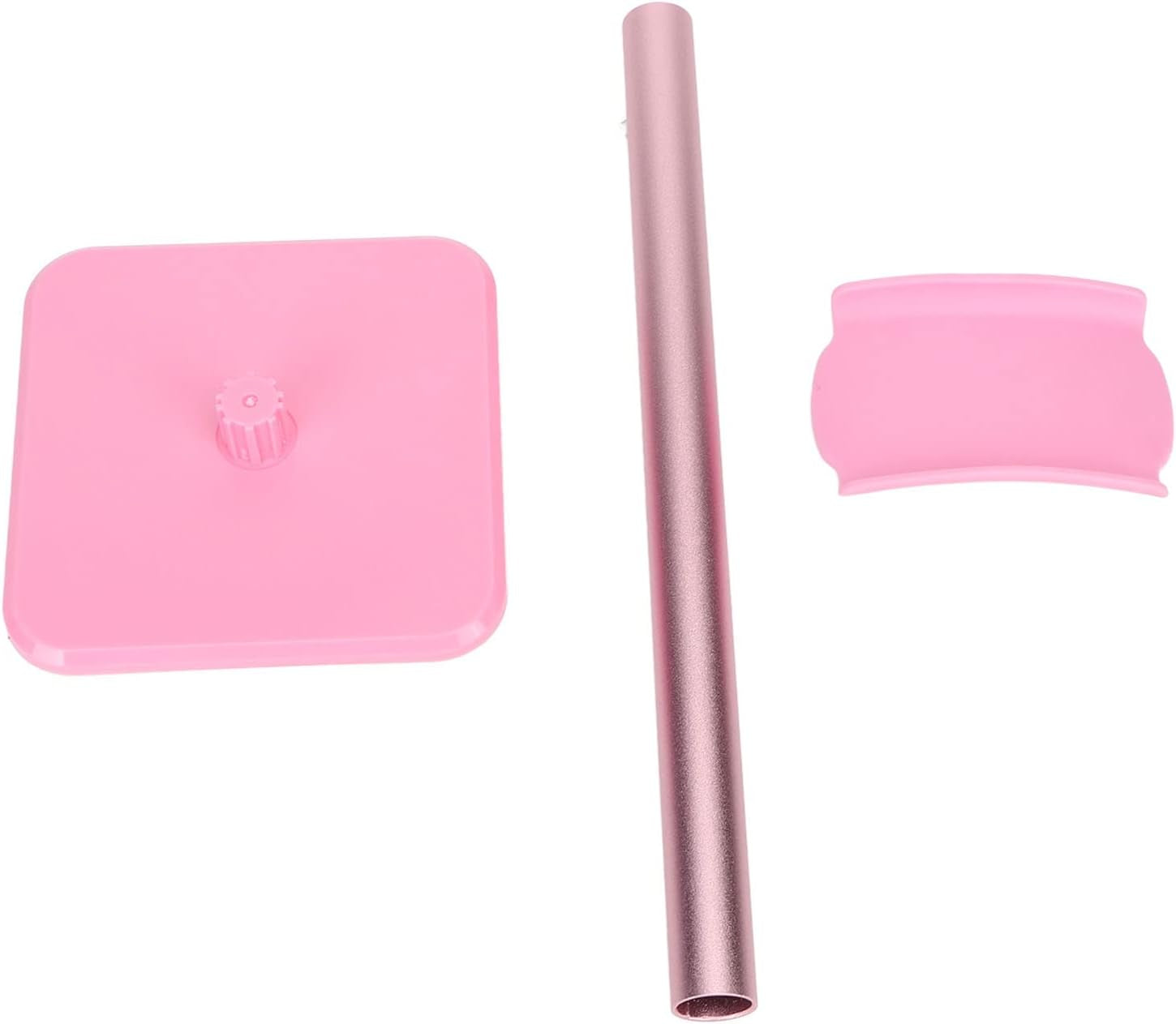 Headphone Stand, Durable Desk Headset Holder, Gaming Headset Holder Hanger Rack, Stable Non Slip Gaming Headset Stand for All Earphone Accessories (Pink)