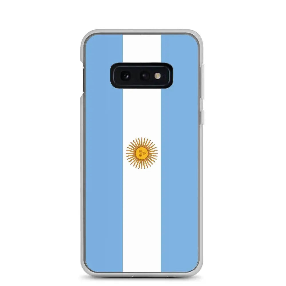 Coque Souple Antichoc pour Samsung avec Drapeau de l'Argentine