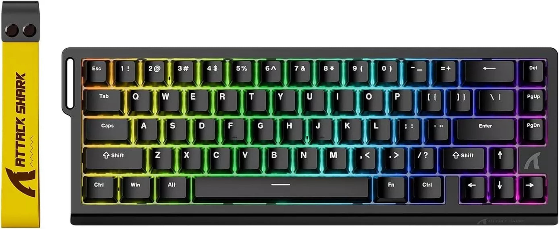 ATTACK SHARK X68 HE Rapid Trigger Mechanical Keyboard Magnetic Switch 60% Wired