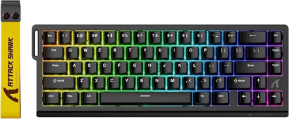 ATTACK SHARK X68 HE Rapid Trigger Mechanical Keyboard Magnetic Switch 60% Wired