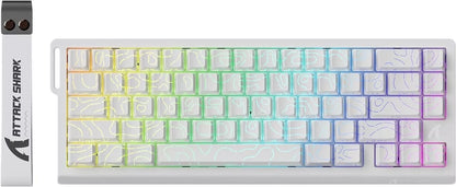 ATTACK SHARK X68 HE Rapid Trigger Mechanical Keyboard Magnetic Switch 60% Wired