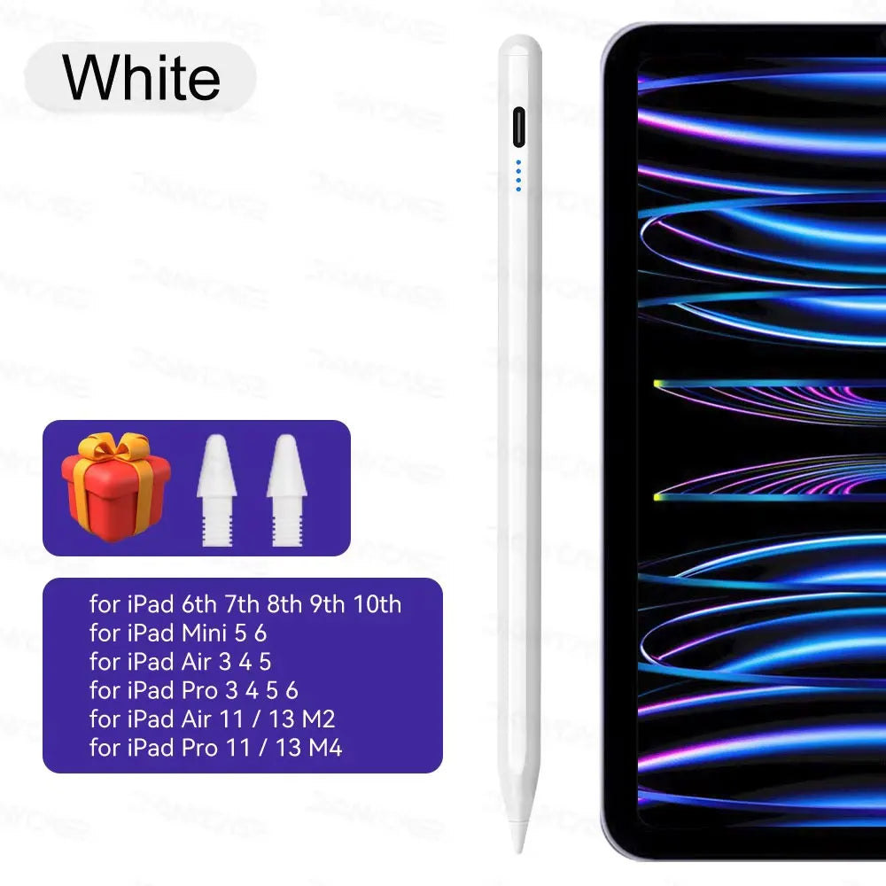 Pencil 2 Palm Rejection Power Display Ipad Accessories Ipad 2026 2025 2024 2019 2018 Pro 11 12.9 Air Mini Stylus Pen