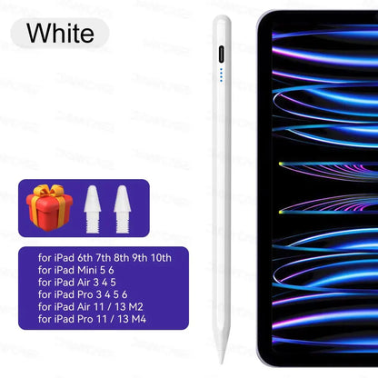 Pencil 2 Palm Rejection Power Display Ipad Accessories Ipad 2026 2025 2024 2019 2018 Pro 11 12.9 Air Mini Stylus Pen