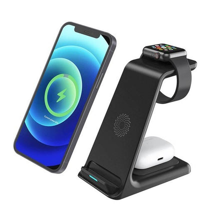 15W Fast Wireless Charging Stand for Samsung, iPhone, and LG Devices