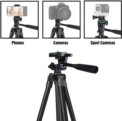 Professional Smartphone Tripod: Portable Cell Phone Stand for Selfies and Photography