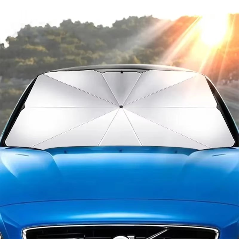 Car Sunshade Umbrella - Premium Windshield Protector for Summer Sun and Interior Shielding