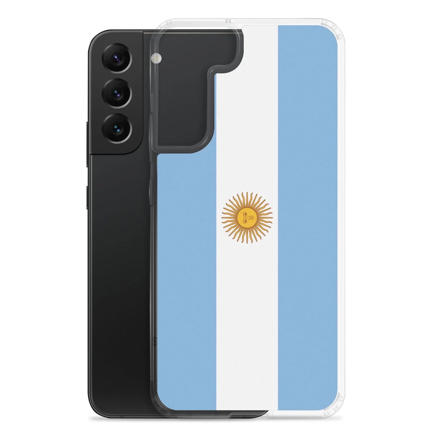 Coque Souple Antichoc pour Samsung avec Drapeau de l'Argentine