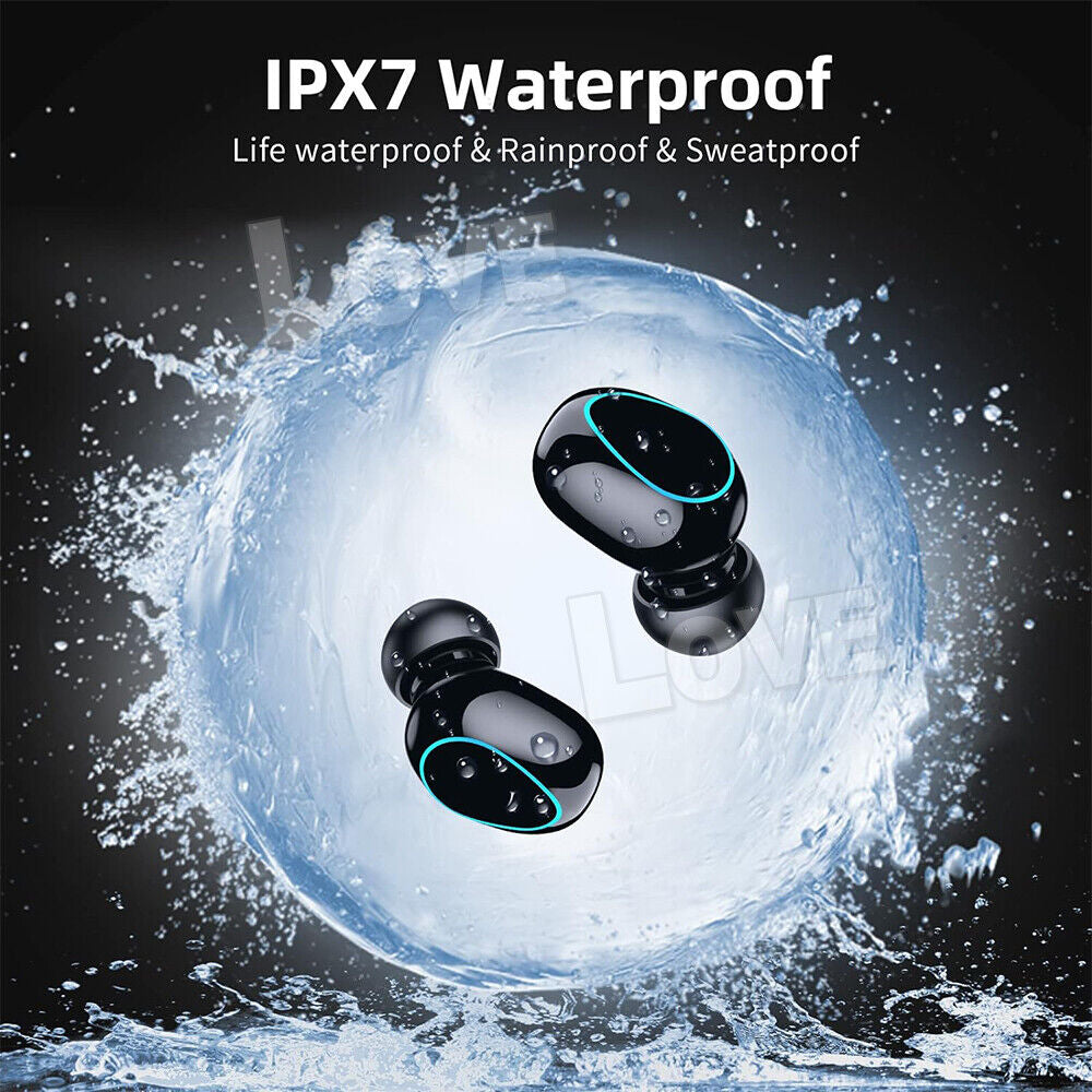 TWS Bluetooth 5.3 Waterproof Wireless Earbuds with LED Display - 2025 Model