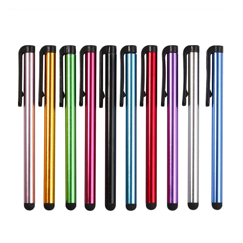 10Pcs  Capacitive Stylus Tablet Screen Touch Pen for Iphone Pad Android Mobile Phone Rubber Tip Stylus