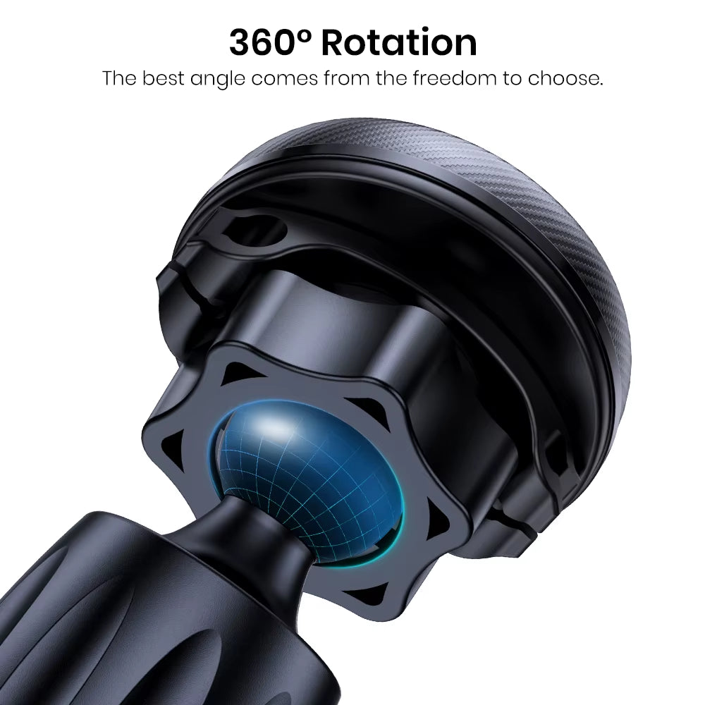 TOPK Magnetic Car Phone Mount - 6 N52 Strong Magnets Air Vent Holder,360°Rotation for Iphone17 & All Mobile Phones