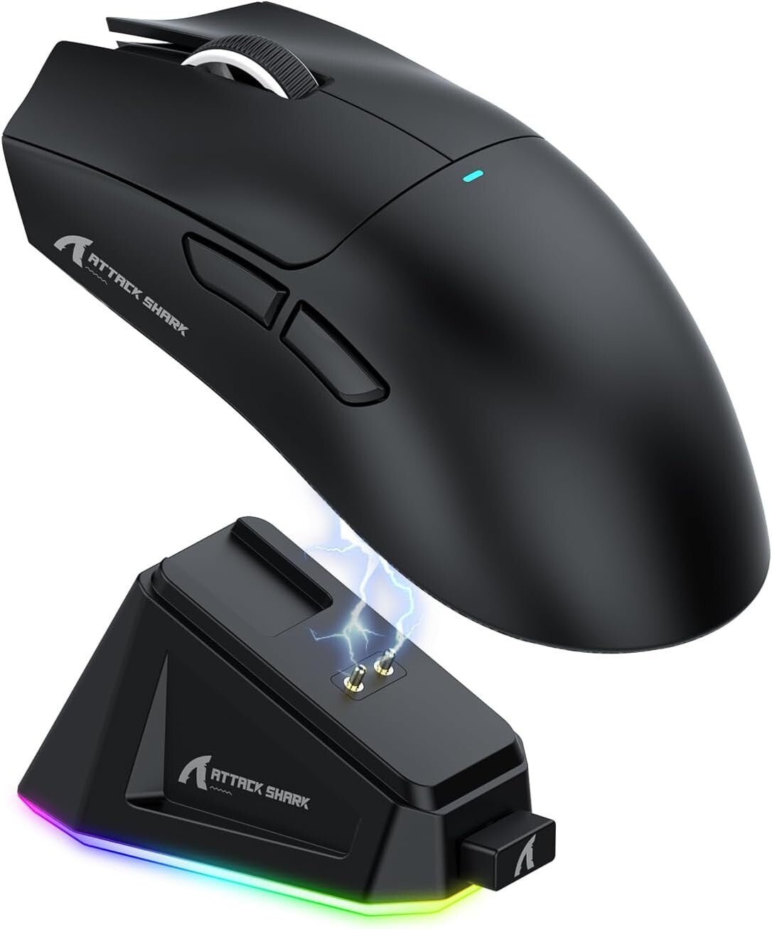 ATTACK SHARK X11 Tri-Mode Wireless Gaming Mouse with RGB Charging Dock, 22000DPI