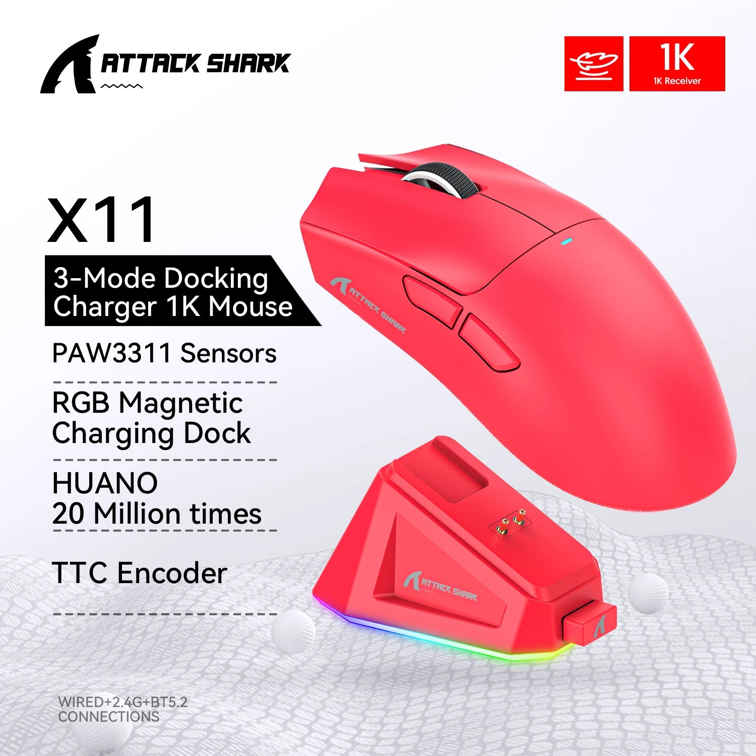 X11 RGB Wireless Gaming Mouse