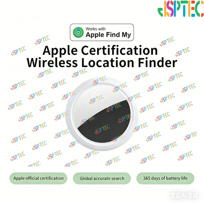 JSPTEC Airtag Bluetooth GPS Trackers IPX 5 Waterproof Sport Tracking Find My Elderly Kids Pets Available Mini Finders for IOS