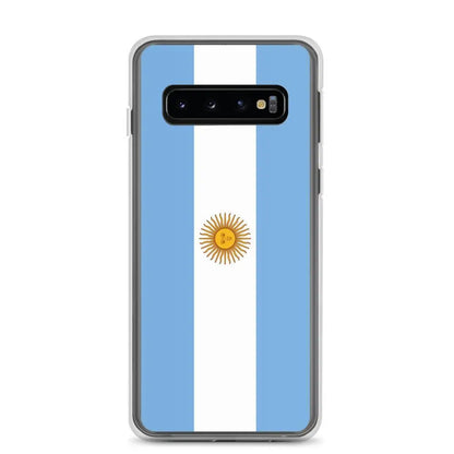 Coque Souple Antichoc pour Samsung avec Drapeau de l'Argentine