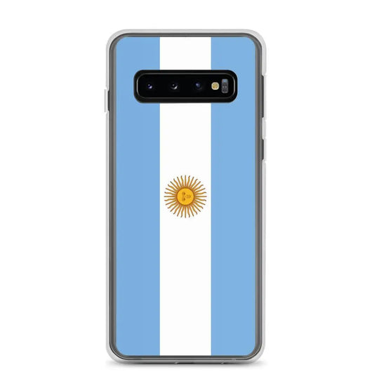 Coque Souple Antichoc pour Samsung avec Drapeau de l'Argentine