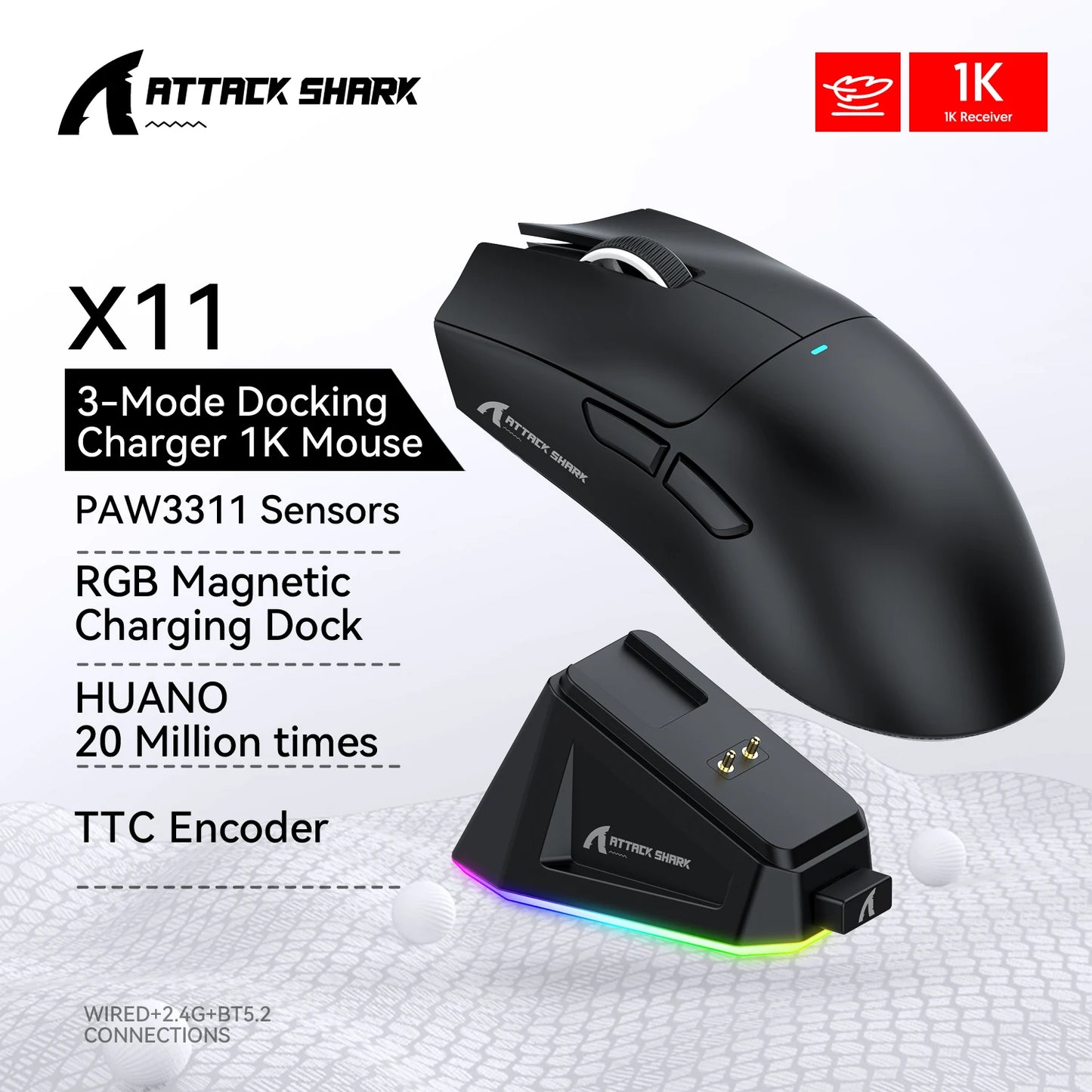 X11 RGB Wireless Gaming Mouse