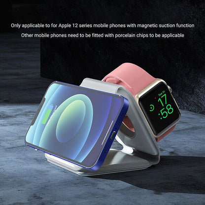 15W Fast Wireless Charging Stand for Samsung, iPhone, and LG Devices