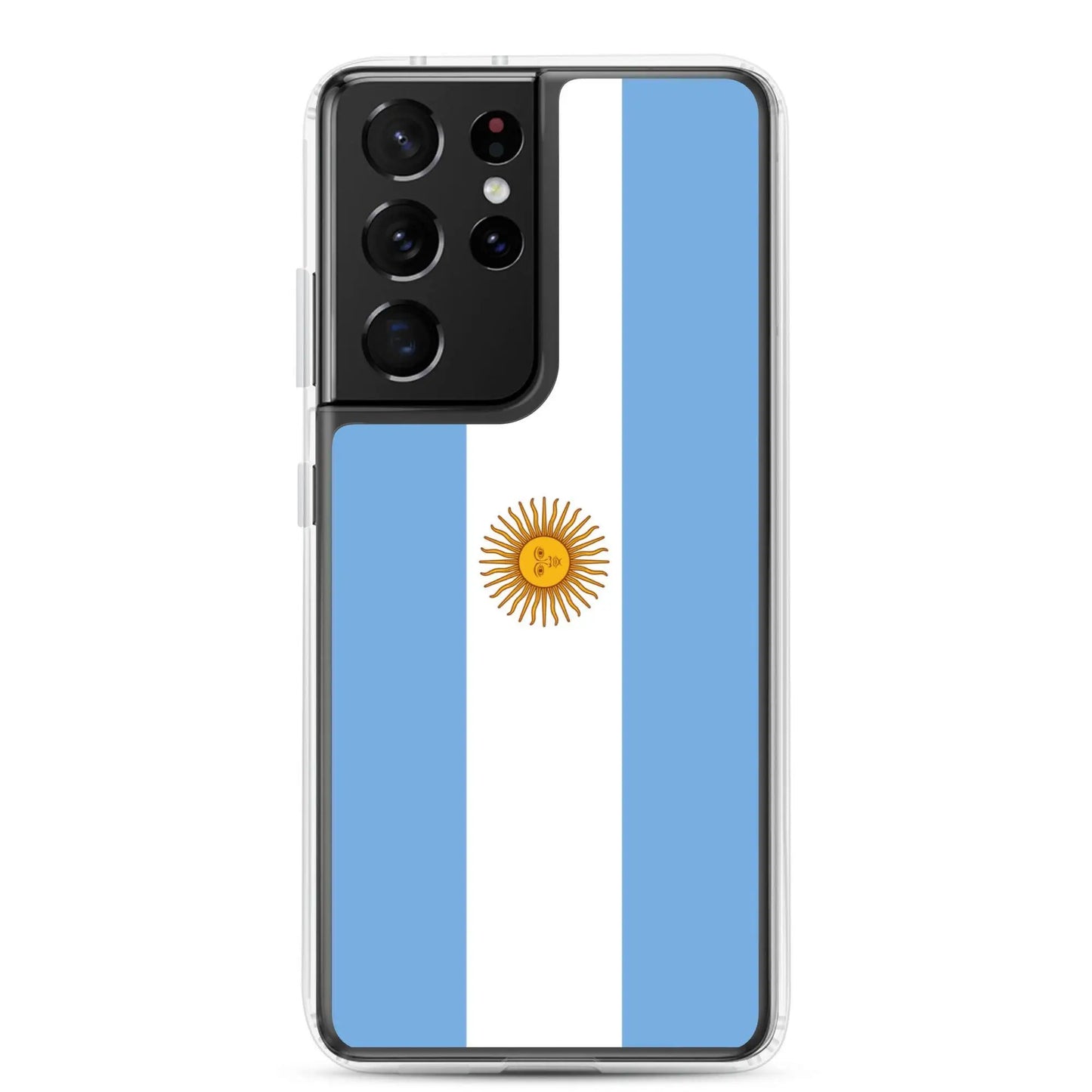 Coque Souple Antichoc pour Samsung avec Drapeau de l'Argentine