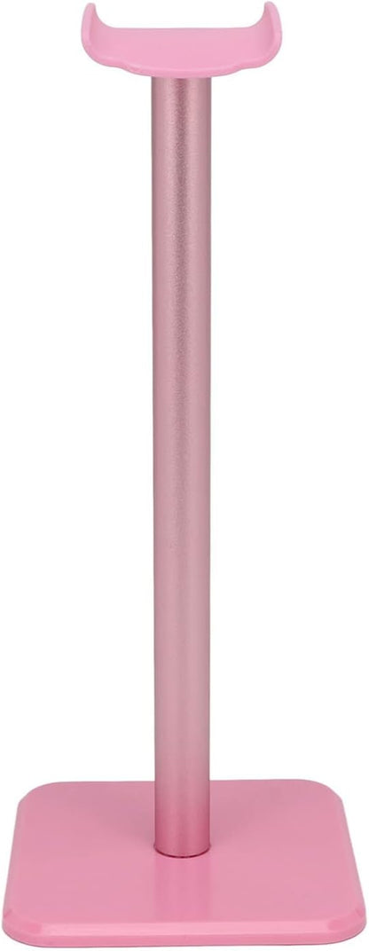 Headphone Stand, Durable Desk Headset Holder, Gaming Headset Holder Hanger Rack, Stable Non Slip Gaming Headset Stand for All Earphone Accessories (Pink)