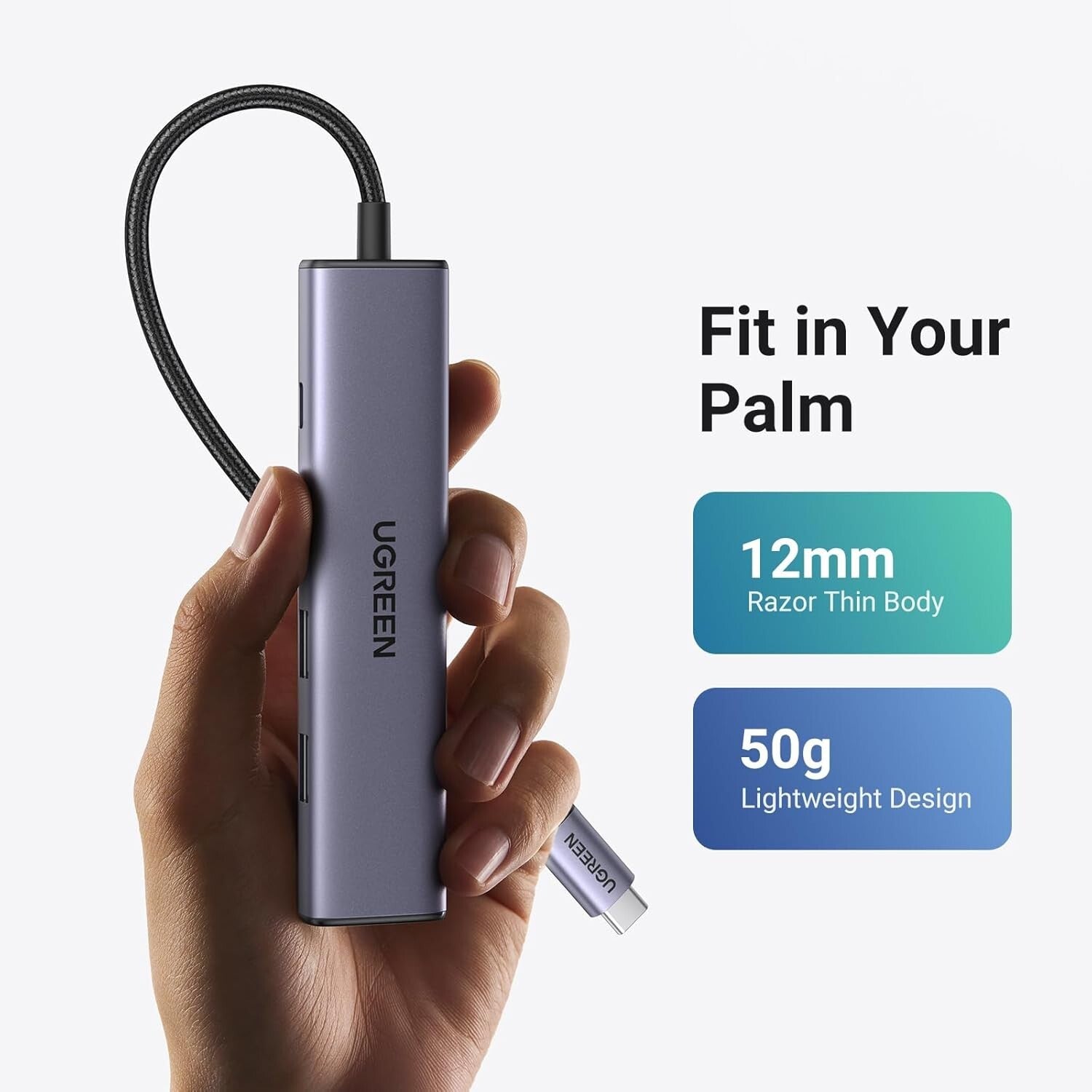 UGREEN Revodok 105 USB C Hub 5 in 1 Multiport Adapter 4K HDMI, 100W Power Au
