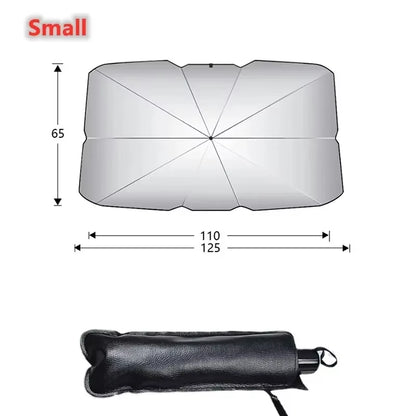 Car Sunshade Umbrella - Premium Windshield Protector for Summer Sun and Interior Shielding